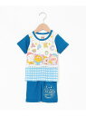 ANPANMAN KIDS COLLECTION APKC/(K)半袖光るパジャマ(ブルー) アンパンマンキッズコレクション インナー・ルームウェア パジャマ ブルー【送料無料】