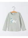 SHIPS KIDS SHIPS KIDS:80~90cm / ベビー あざらし 長袖 Tシャツ シップス トップス カットソー・Tシャツ ホワイト【送料無料】