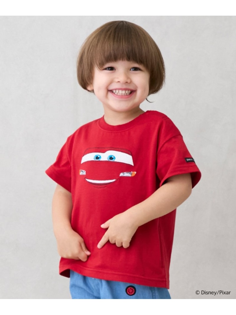 petit main 【Disney】フェイスグラフィック半袖Tシャツ ナルミヤオンライン トップス カットソー・Tシャツ ホワイトのサムネイル