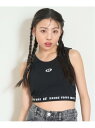 Lovetoxic 【akane】【速乾】タンクトップ ナルミヤオンライン トップス ノースリーブ・タンクトップ ホワイト