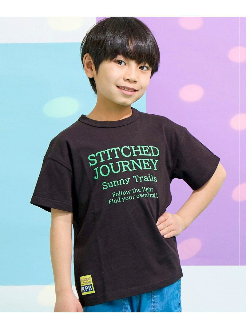 KP 【GOOD PRICE】 ロゴ半袖Tシャツ ナルミヤオンライン トップス その他のトップ...