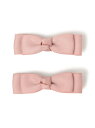 SHIPS KIDS SHIPS KIDS:サテン リボン ヘアクリップ セット シップス ヘアアクセサリー バレッタ・ヘアクリップ・ヘアピン ベージュ ピンク...