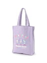 mezzo piano 【しなこちゃん×ミミポポ】トートバッグ ナルミヤオンライン バッグ リュック・バックパック パープル【送料無料】