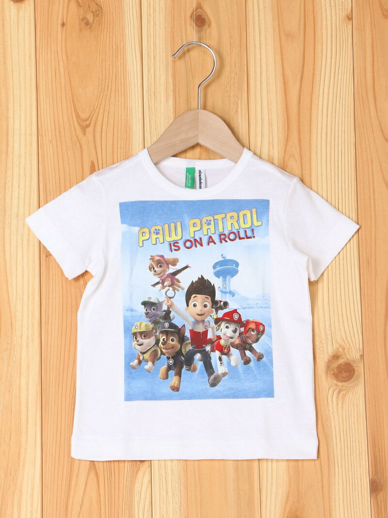 【SALE／69%OFF】BENETTON (UNITED COLORS OF BENETTON.) (K)パウパトロールTシャツ・カットソーUTM ベネトン(ユナイテッド カラーズ オブ ベネトン) トップス その他のトップス ホワイト【RBA_E】のサムネイル