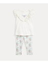 POLO RALPH LAUREN (ベビー)フローラル コットン トップス & レギンス セット ラルフローレン マタニティウェア・ベビー用品 その他のベビー...