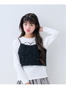 【SALE/55%OFF】by LOVEiT 2WAYビスチェ ナルミヤオンライン トップス ベスト・ジレ ホワイト【RBA_E】