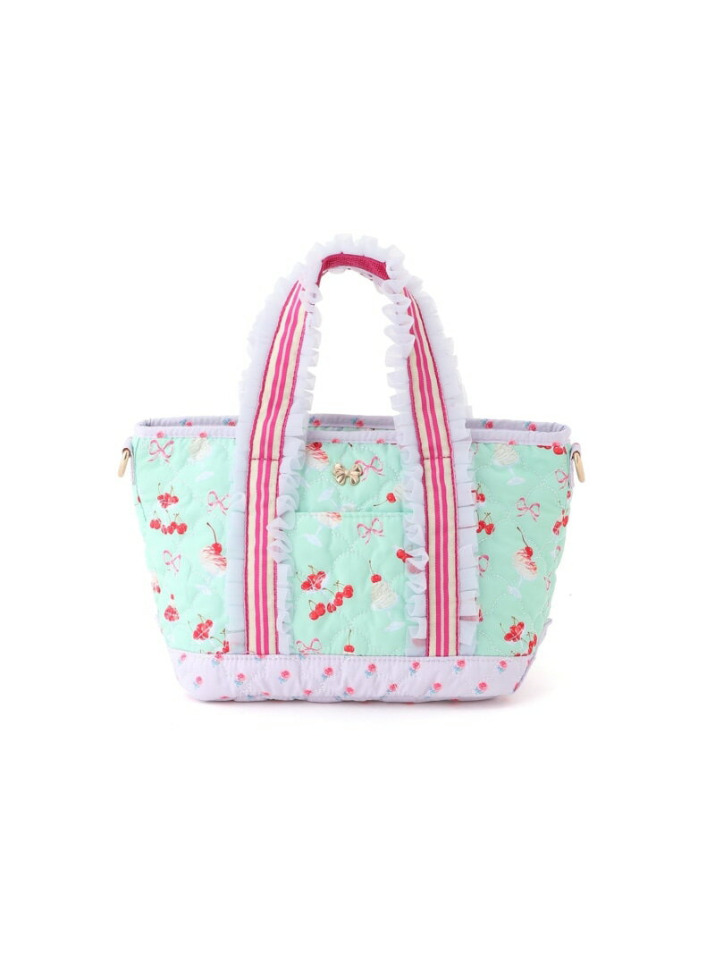 fafa (K)DOLLY RAE_TOTE BAG フェフェ バッグ トートバッグ グリーン【送料無料】