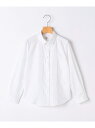 SHIPS KIDS SHIPS KIDS:110~130cm / ピンタック ブラウス シップス トップス シャツ・ブラウス ホワイト【送料無料】