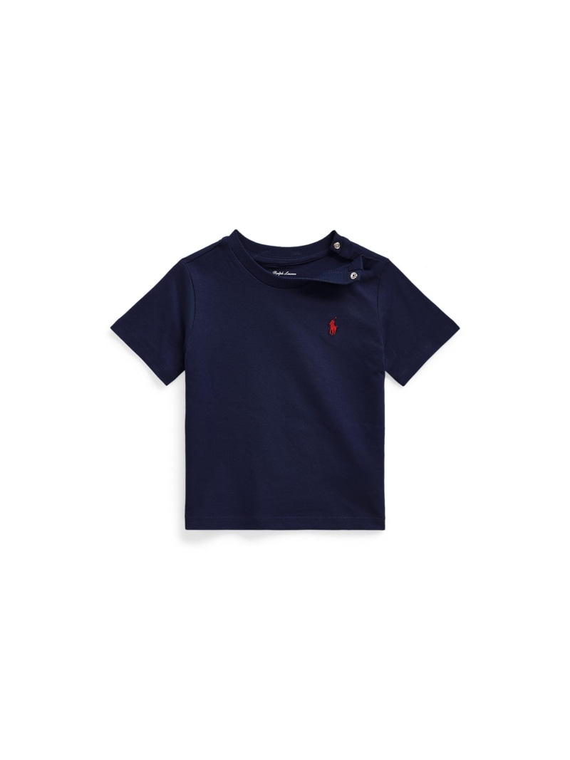 POLO RALPH LAUREN (ベビー)コットン ジャージー クルーネック Tシャツ ラルフローレン トップス カットソー・Tシャツ ネイビー【送料無料】