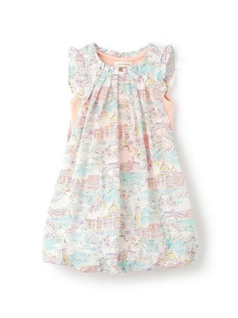 【SALE／30%OFF】SENSE OF WONDER ヴェネツィアバルーンワンピース ナルミヤオンライン ワンピース・ドレス シャツワンピース グリーン ブルー【RBA_E】【送料無料】のサムネイル