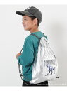 【SALE/25%OFF】devirock 最強王図鑑コラボ メタリック ナップサック バッグ リュックサック デビロック バッグ リュック・バックパック グリ...