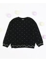 【SALE/50%OFF】SKAPE SKAPE/メロートレーナー シ・シュ・ノン トップス スウェット・トレーナー ホワイト ブラック【RBA_E】