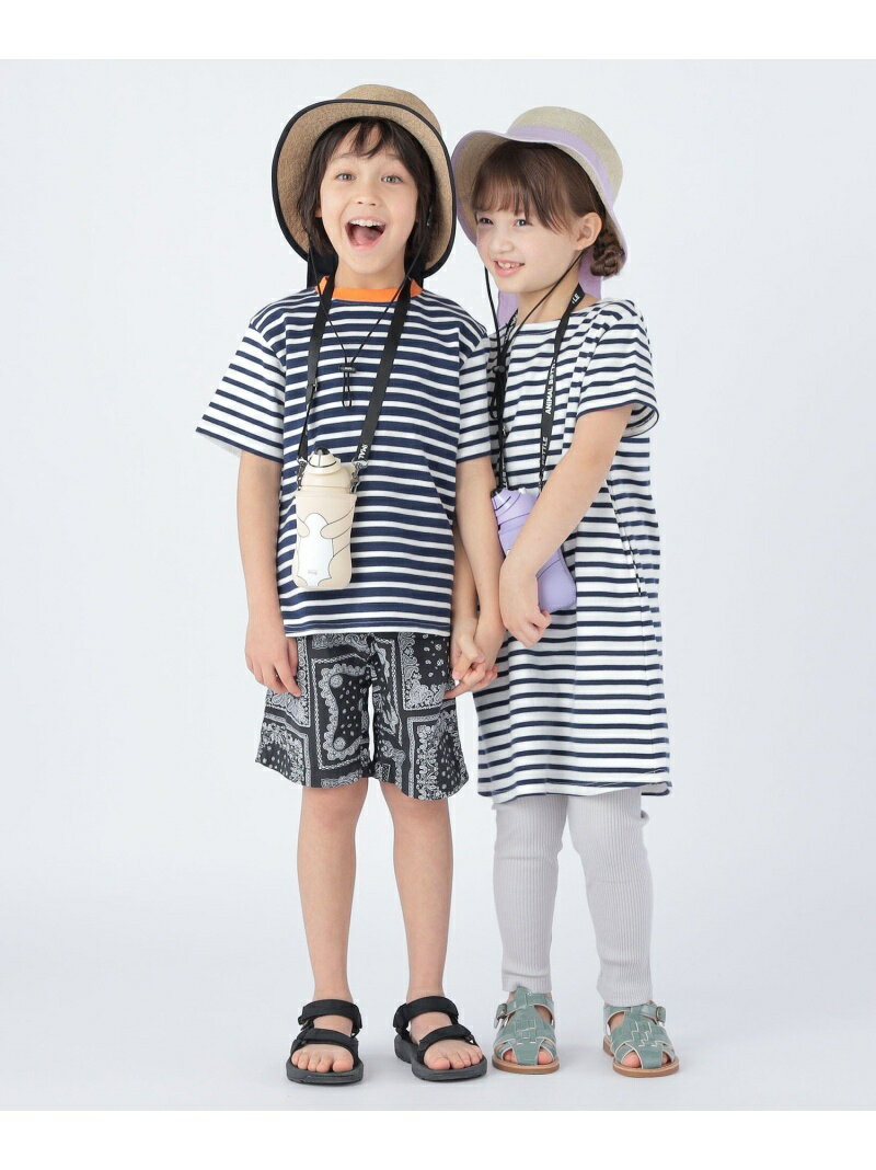 SHIPS KIDS SHIPS KIDS:100~130cm / オーガニック コットン ボーダー TEE シップス トップス カットソー・Tシャツ オレンジ ネイビー レッド