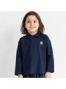 branshes 【おそろい】チェック襟付き長袖Tシャツ ブランシェス トップス カットソー・Tシャツ ホワイト ブルー