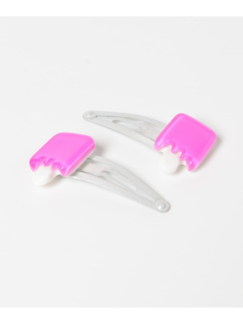 DOORS MILK x SODA ICE POLE HAIR CLIP(KIDS) アーバンリサーチドアーズ ファッショングッズ キッズ用品 オレンジ ピンク ブルー パープル