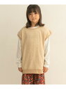 【SALE／80%OFF】URBAN RESEARCH DOORS クルーネックミニ裏毛ベスト(KIDS) アーバンリサーチドアーズ トップス その他のトップス ベージュ グレー【RBA_E】