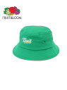 【SALE／30%OFF】FRUIT OF THE LOOM FRUIT OF THE LOOM/(K)FTL EMBROIDERY Kids BUCKET HAT type ハンドサイン 帽子 ハット グリーン ネイビー ピンク【RBA_E】