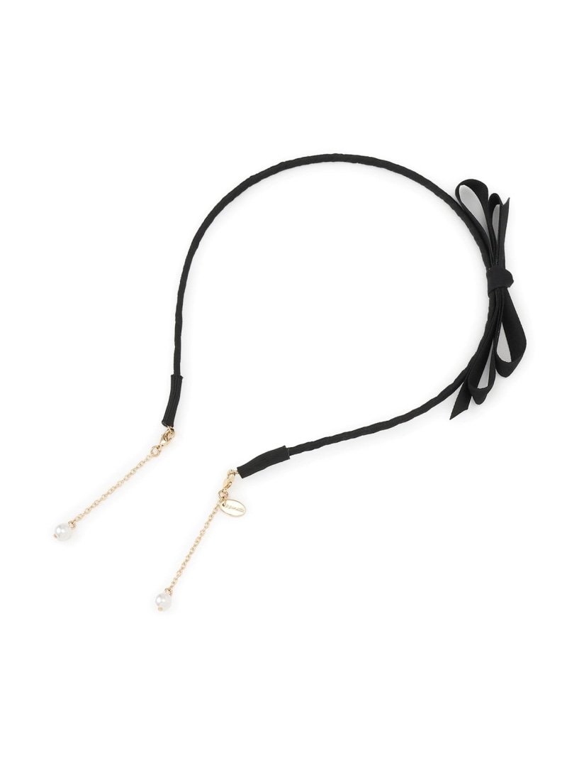 pom ponette junior イヤリング風カチューシャ ナルミヤオンライン ヘアアクセサリー その他のヘアアク..