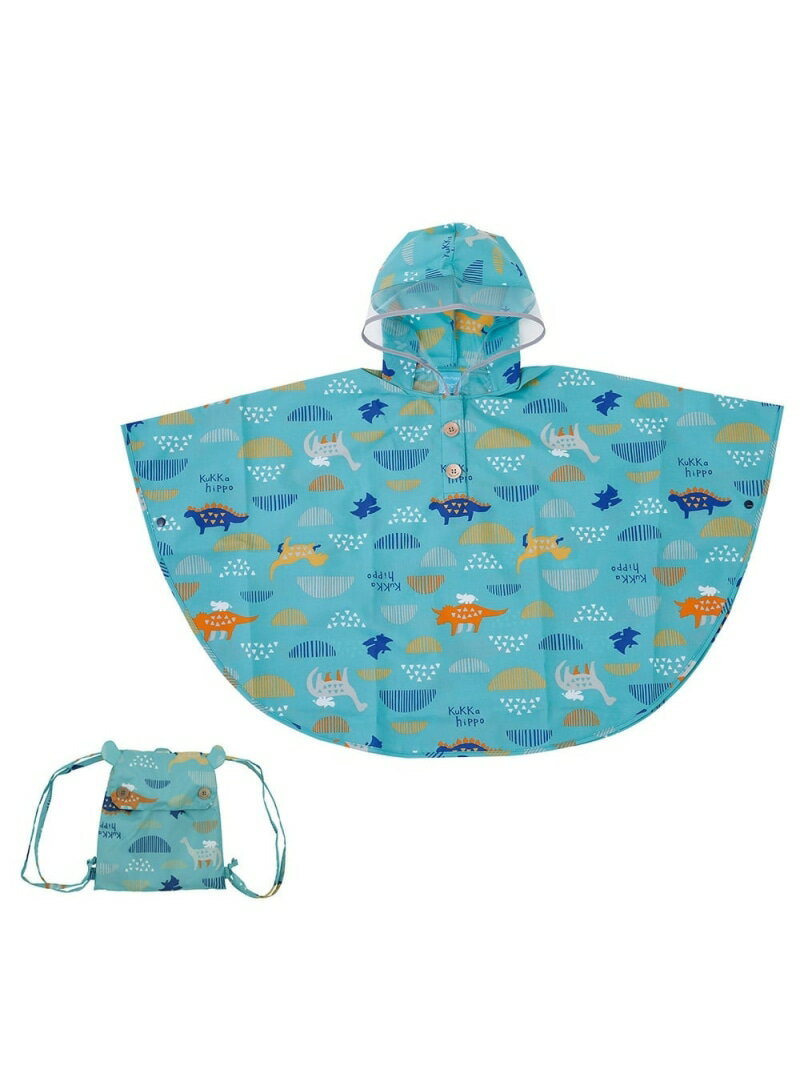 BACKYARD FAMILY kukka hippo クッカヒッポ レインポンチョ 90cm ローラ ジャケット・アウター ポンチョ