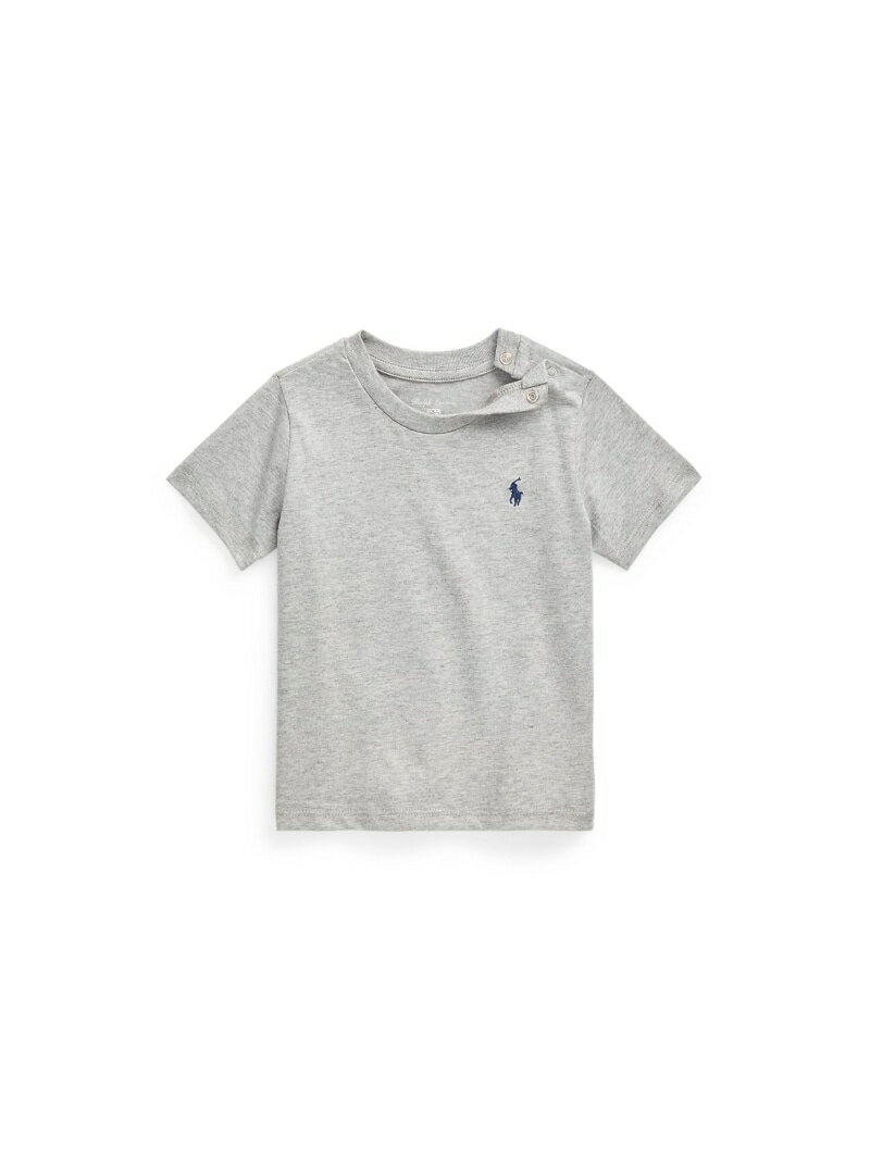 POLO RALPH LAUREN (ベビー)コットン ジャージー クルーネック Tシャツ ラルフローレン トップス カットソー・Tシャツ グレー【送料無料】