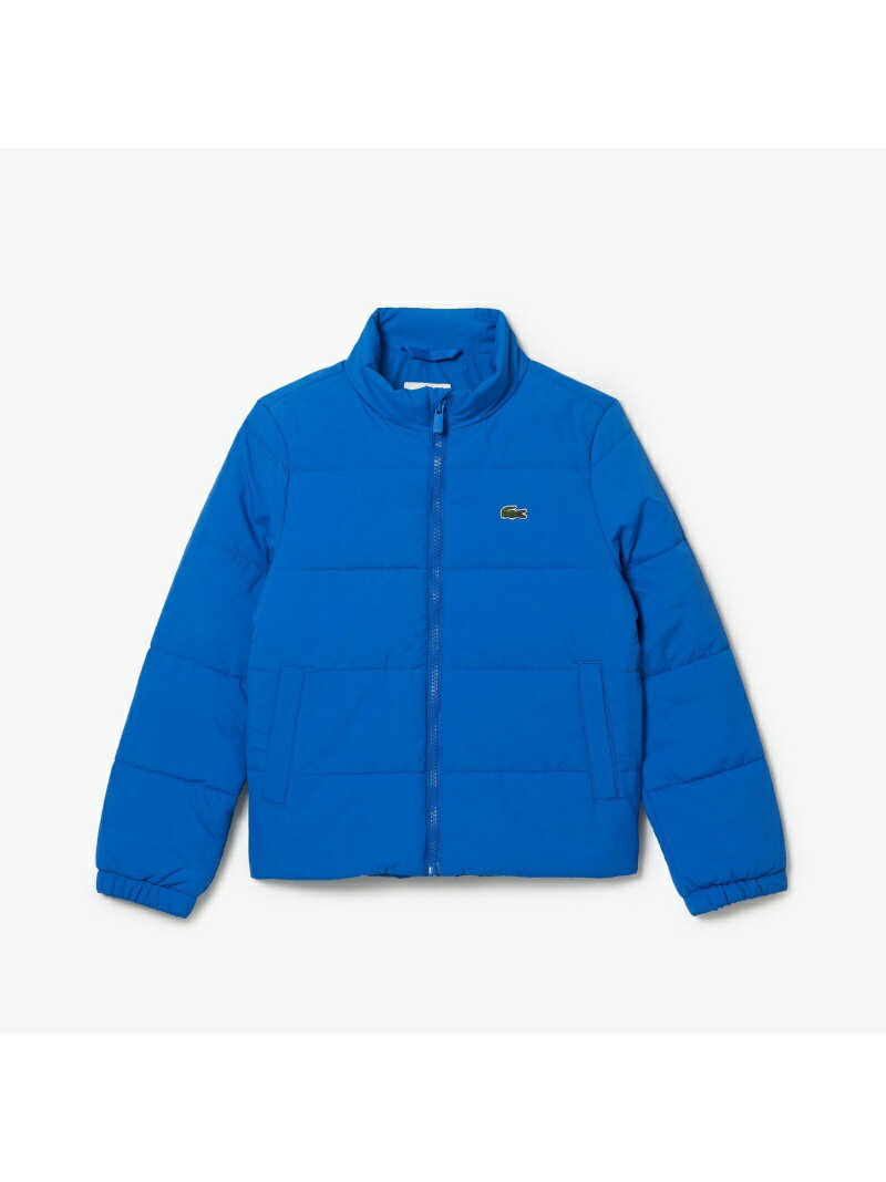 LACOSTE KIDSキルティングパフジャケット ラコステ コート/ジャケット ブルゾン ブルー ブラック【送料無料】