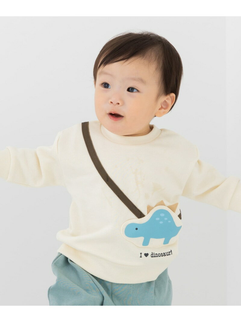 chil2 ＜てんしんらんまん＞ポシェット風裏毛トレーナー チルツー トップス スウェット・トレーナー ホワイトのサムネイル