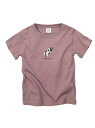 devirock デビラボ プリントTシャツ 半袖 半そで デビロック 子供服 キッズ デビロック トップス カットソー・Tシャツ パープル グリーン ブラウン イエロー ブルー グレー