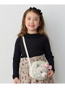 【SALE/30%OFF】any FAM KIDS ふわふわネコポシェット エニィファム バッグ ショルダーバッグ ブラック【RBA_E】