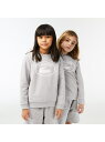 【SALE／40 OFF】LACOSTE KIDSパイルクロッククルーネックスウェット ラコステ トップス スウェット トレーナー シルバー ネイビー ホワイト グレー ブルー【RBA_E】【送料無料】