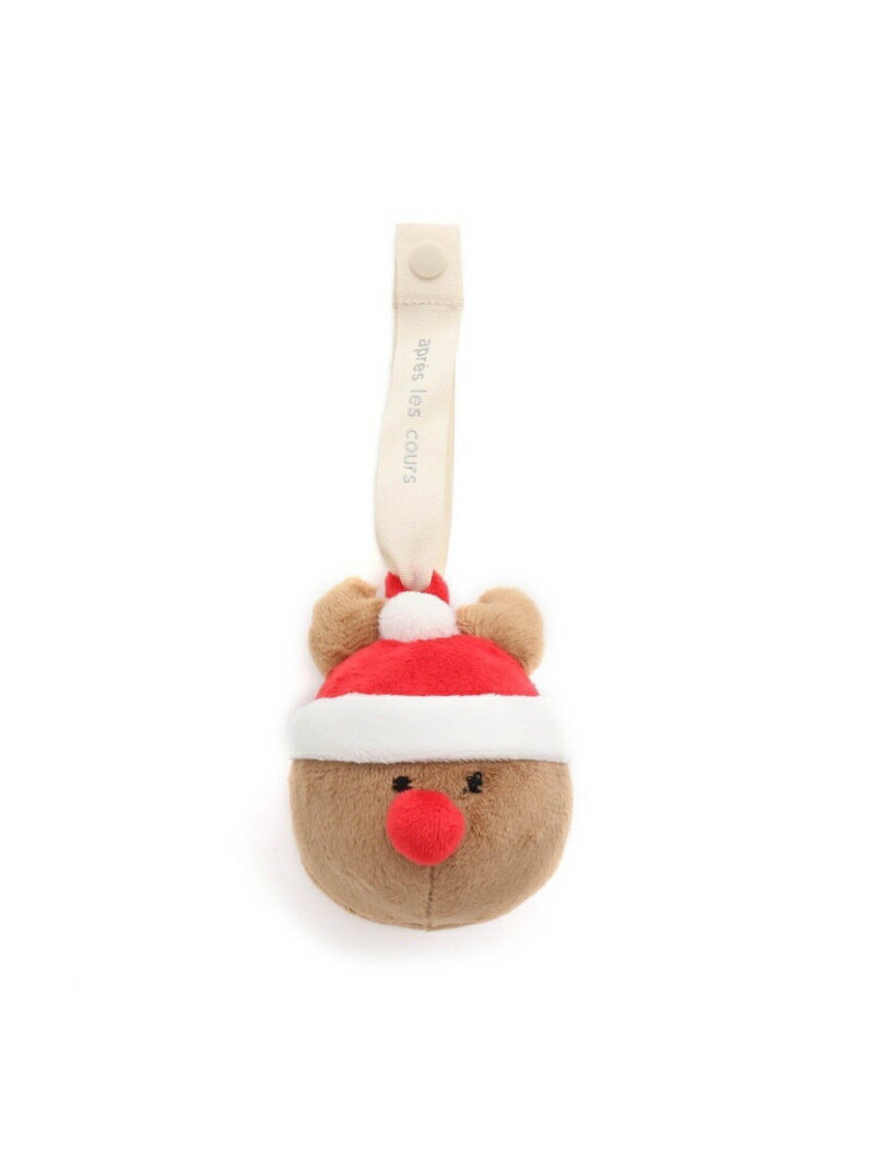 apres les cours クリスマスモチーフラトル エフオーオンラインストア マタニティウェア・ベビー用品 その他のベビーグッズ レッド ブラウン