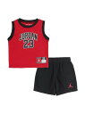 【SALE/10%OFF】Jordan ベビー(80-90cm) セット商品 JORDAN(ジョーダン) JDN JORDAN 23 JERSEY SET ルーキーキッズ トップス その他のトップス ブラック レッド【RBA_E】【送料無料】(4)