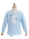 【SALE/30%OFF】axes femme kids ねこパッチワークTシャツ アクシーズファム トップス カットソー・Tシャツ ベージュ ブルー【RBA_E】