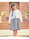COMME CA ISM フォーマル ドッキングウエストリボンワンピース(110-130cm) コムサイズム ワンピース・ドレス ワンピース ホワイト【送料無料】
