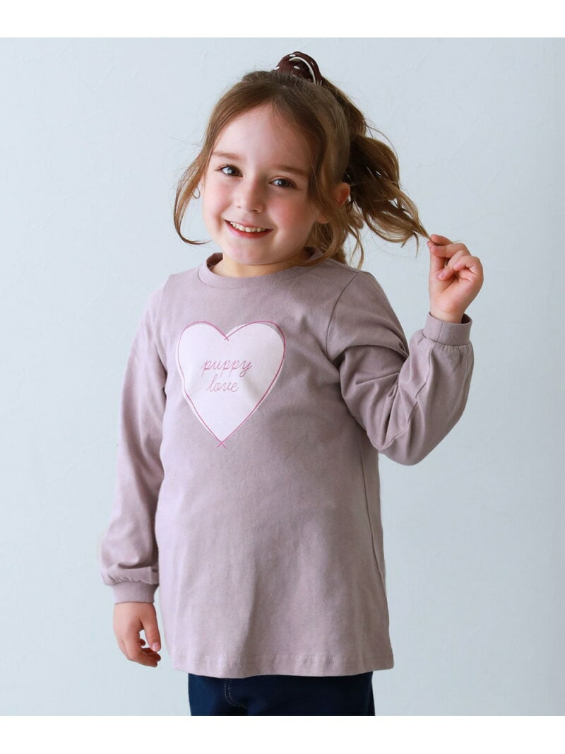 【SALE／20%OFF】devirock 綿100% デビラボ プリント 長袖チュニック ロンT トップス 25SS デビロック トップス カットソー・Tシャツ パープル グリーン【RBA_E】のサムネイル