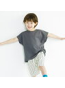 【SALE/11%OFF】branshes 【WEB限定】ドルマン半袖Tシャツ ブランシェス トップス カットソー・Tシャツ ホワイト ブルー グリーン グレー...