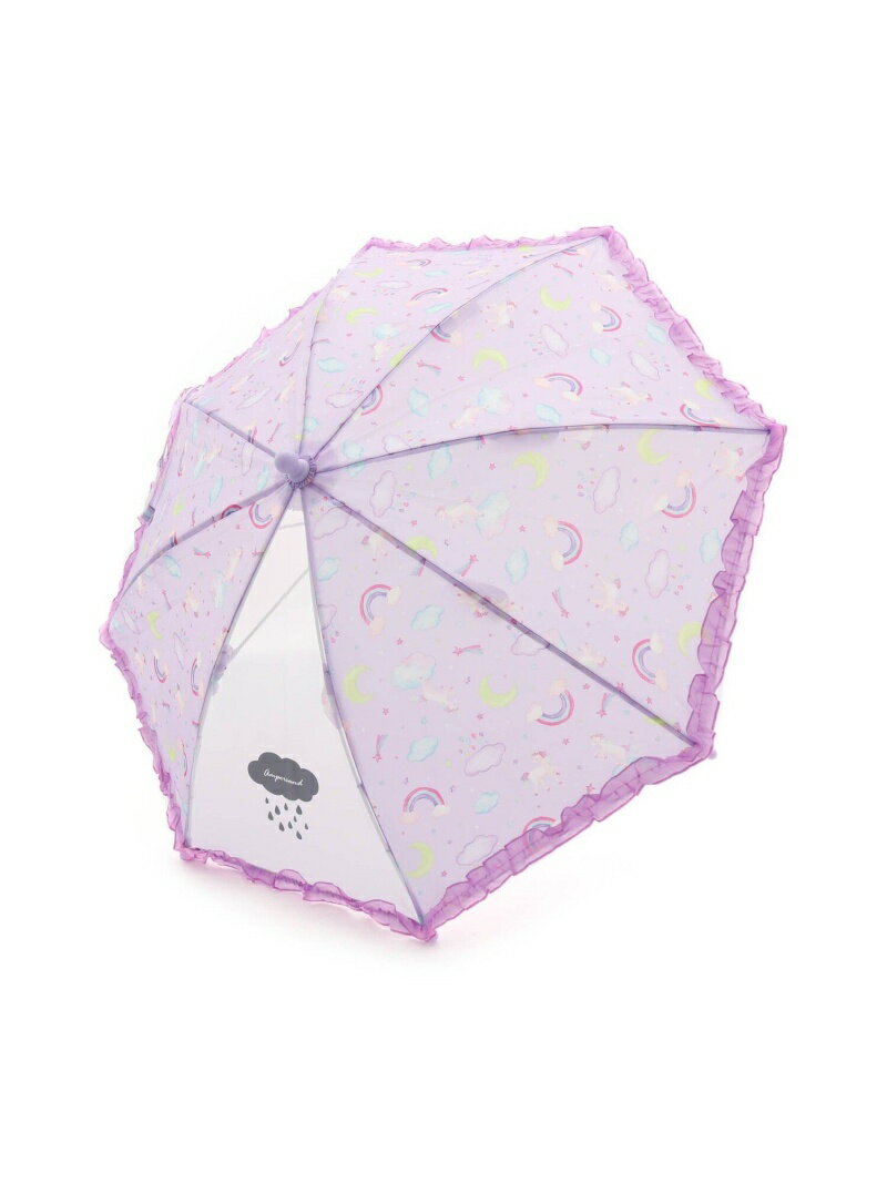 Ampersand ユニコーン柄 傘 エフオーオンラインストア ファッション雑貨 傘・長傘 パープル ピンクのサムネイル