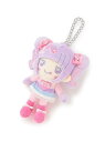 mezzo piano 【しなこちゃん】ぬいぐるみチャーム ナルミヤオンライン ファッション雑貨 その他のファッション雑貨 パープル【送料無料】