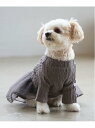 【SALE/20%OFF】petit main 【DOG】チュールスカートドッキングワンピ ナルミヤオンライン ペット用品 ペットウェア・ペット服 ピンク ブラ...