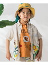 【SALE/50%OFF】SLAP SLIP 【お揃い】【接触冷感】サファリプリント柄麻レーヨンシャツ(90~130cm) ベベ オンライン ストア トップス ...