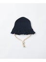 TRICOTE RIB BONNET HAT トリコテ マタニティウェア・ベビー用品 ベビー帽子 ピンク ネイビー ホワイト【送料無料】