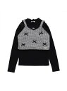 【SALE/50%OFF】algy 【セットアップ】ツイードりぼんビスチェ&リブロンTセット エフオーオンラインストア トップス その他のトップス ピンク ブラ...