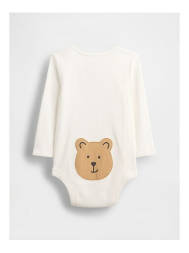 GAP (K)ブラナンベア ボディスーツ (ベビー) ギャップ マタニティウェア・ベビー用品 ロンパース・カバーオール ホワイト GAP (K)ブラナンベア ボディスーツ (ベビー) ギャップ マタニティウェア・ベビー用品 ロンパース・カバーオール ホワイト