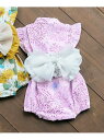 【SALE/20%OFF】apres les cours 【リンク】アプレのはんなりGIRLSベビー甚平ロンパス エフオーオンラインストア 着物・浴衣・和装小物...