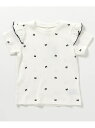 【SALE/10%OFF】apres les cours 袖フリルTシャツ/7days Style エフオーオンラインストア トップス カットソー・Tシャツ ブ...