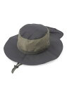 SHOO・LA・RUE 配色アドベンチャーHAT シューラルー 帽子 ハット グレー ベージュ