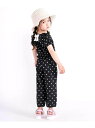 SLAP SLIP 【接触冷感】バックリボントップス+裾ゴムボトムス隠しハートドットセットアップ(90~130cm) ベベ オンライン ストア スーツ・フォーマ...