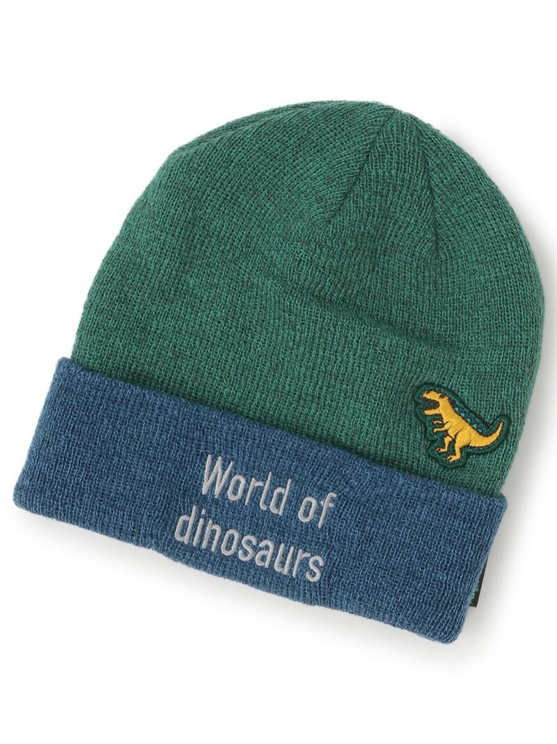 kladskap 恐竜ニット帽 ナルミヤオンライン 帽子 ニット帽・ビーニー グリーン【送料無料】