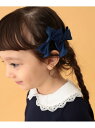 BEAMS mini リボンピン 2025SS ビームス ミニ ヘアアクセサリー その他のヘアアクセサリー ネイビー ピンク