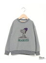 【SALE/30%OFF】KRIFF MAYER (K)裏起毛 クルー スウェット (スヌーピー) クリフメイヤー トップス スウェット・トレーナー ネイビー ...