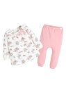 【SALE/50%OFF】moimoln 【ルームウェア】マッシュトップス&パンツ モイモルン インナー・ルームウェア パジャマ ピンク【RBA_E】